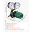 Régulateur d'oxygène, régulateur Oxy précis, jauge de gaz de soudage 0-4000PSI avec connexion d'entrée CGA-540 et connexion de sortie 9/16 "-18 HR, réglage de la poignée du PC