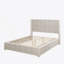 Structure de lit plateforme en bois avec tête de lit-1341784487-1341784485