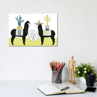 Let's Taco Bout Love II by Grace Popp - Wrapped Canvas Print