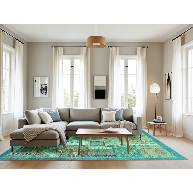 Patchwork Indoor Rug, Rectangle 8' x 10'