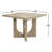 Mallaurie Oak Solid Wood Base Dining Table