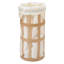 Belinda Wood Laundry Basket with Handles-22459797-22459796