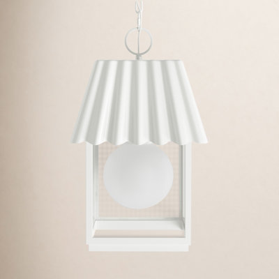 Godin Transparent Outdoor Metal Hanging Lantern
