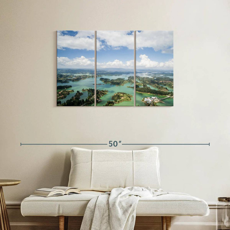 Guatape Lakes, 24" H x 38" W