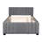 Upholstered Platform Bed with Trundle