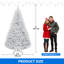 Arbre de Noël artificiel épinette blanche 6 pi