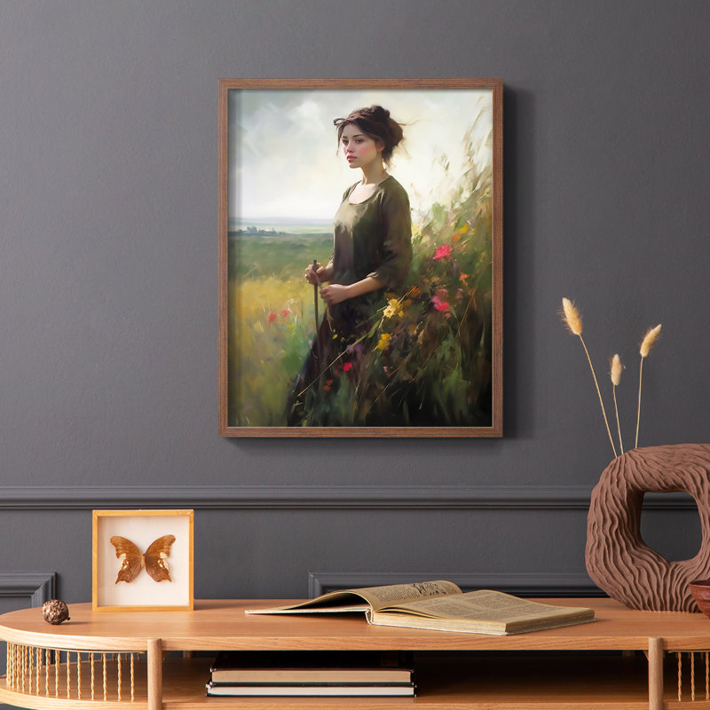 WOMEN Series CCCCXVI - reproduction encadrée de qualité supérieure - prête à être accrochée - aucun clou requis