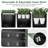Tall Metal Cube Planter For Outdoor Plants 36" L, Heavy Duty Steel Large Planter Box With Removable Insert Shelf, Modern Décor For Tall Plants, Trees, Flowers-2090807570