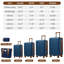 Ensemble de 6 valises avec valises extensibles-129419393