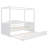 Canopy Day Bed with Trundle, Wooden Frame Daybed, Space-Saving Bed for Sleepovers, Guest Room & Compact Living Spaces