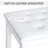 Piano Bench, Duet Piano Chair With Faux Leather Padded Cushion And Wooden Frame, Button Tufted Keyboard Bench, White-973851111