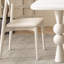 French Cream Solid Wood & Rock Table-125151075-125151077