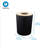 iDesign Eco Vanity Ceramic Steel Waste Basket with Wood Lid, Matte Black/Natural Wood