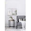 Miroirs muraux rectangulaires en bois avec cadre blanc vieilli