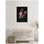 Reproduction sur toile encadrée « Bouquet floral rose foncé » de Kristy Campbell