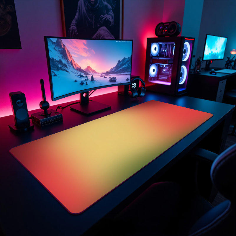 Polyester Desk Pad, 23.6x13.8