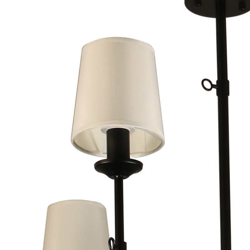 Lustre linéaire Spoutnik moderne à 6 lumières Aadhya