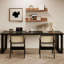 Bureau moderne et simple en bois massif-1468589784
