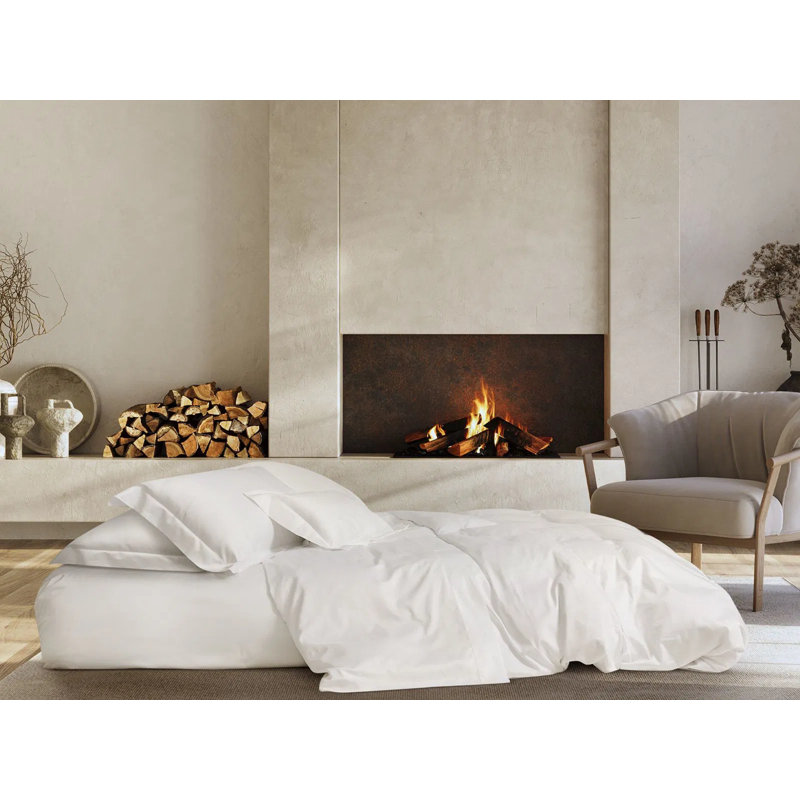Nuvola Flat Sheet, White, Queen Flat Sheet