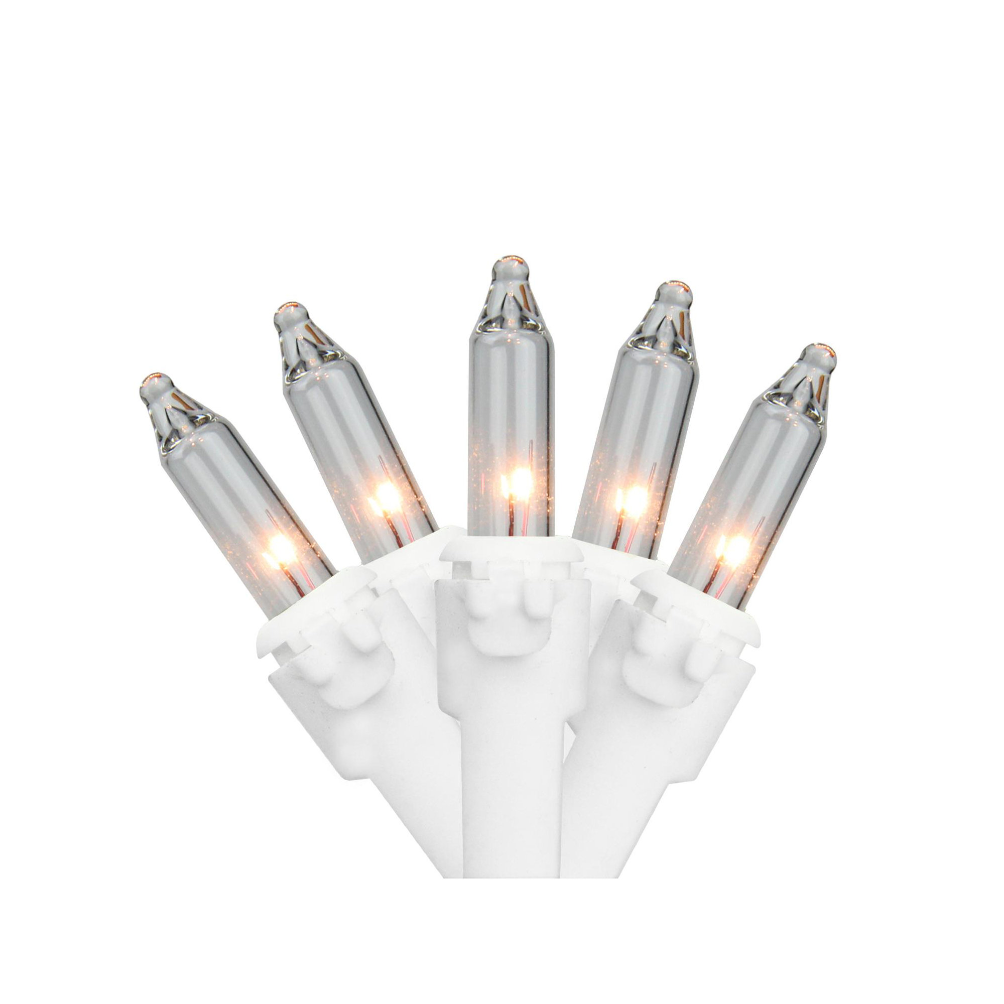 Mini Christmas String Light Set, 300, Clear/White, 552"