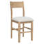 Ensemble repas 5 pièces à hauteur de comptoir Farmhouse avec table rectangulaire et 4 chaises pour petits espaces, brun-118231040