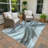 Machine Washable Indoor/Outdoor Lockway ACN2421 Abstract Rug-114787533
