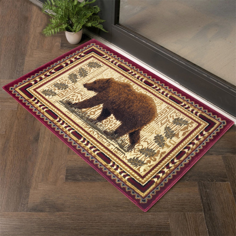 Tapis Lodge Nature's Nest, Tapis de couloir 2 pi 7 po x 7 pi 3 po