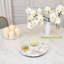 Assiette ronde blanche Statuario