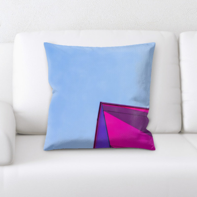 Microsuede Reversible Throw Pillow
