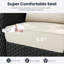 184.9cm Wide Patio Sofa with Cushions-885373746-885373751