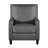 Iancarlo Transitional Gray Reclining Chair With Removable Seat Back, Comfortable Grey Chair, Style, 63.5" Fully Reclined Length-121273841