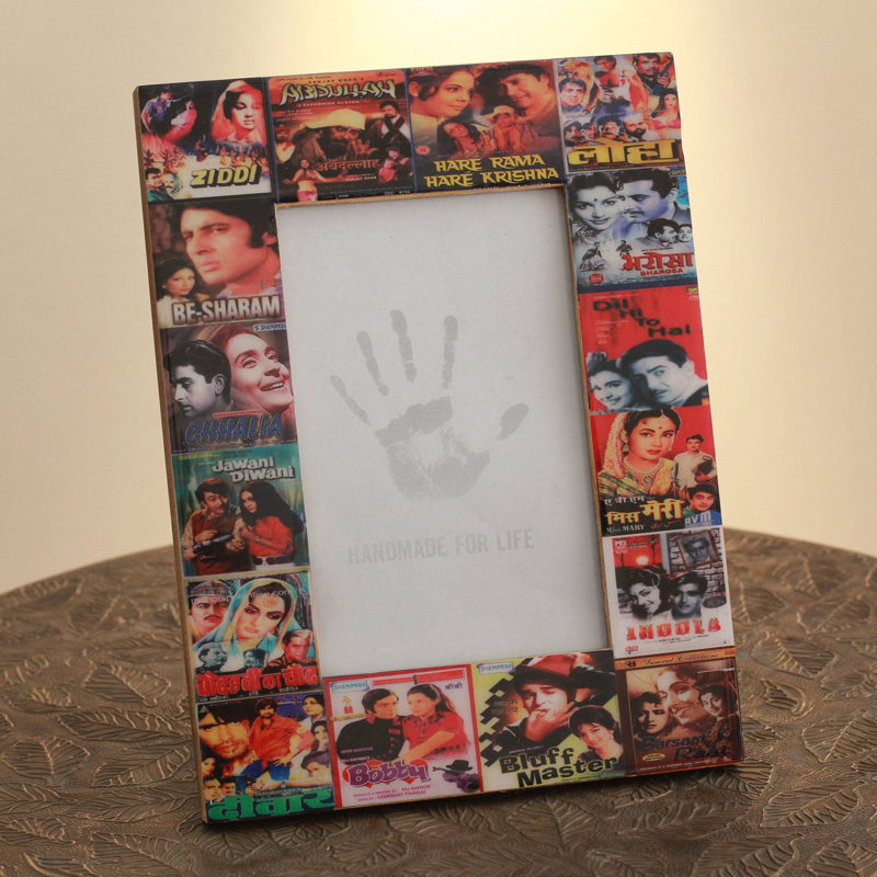 Red Glass Matte Picture Frame