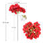 Tête de fleur d'hortensia artificielle avec mât-2002385300