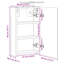  Bathroom Mirror Cabinet With Shelf Wall-Mounted Engineered Wood Storage-2137198419-2137198422