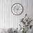 QXA820KLH Wall Clock, Black