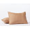 Organic Crinkled Percale Solid Colour Sham Set