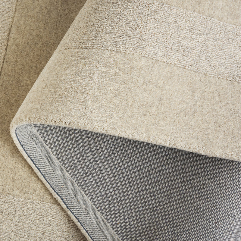 Metro 808 Hand Loomed 80% Wool; 20% Cotton No Pattern Rug, Rectangle 5' x 8'