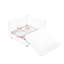 Chenille blanche 2 avec rangement : Assise douce et confortable, design ergonomique et moderne