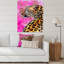 " Golden Leopard With Black Spots On Pink "-67339314-119770519-67339321