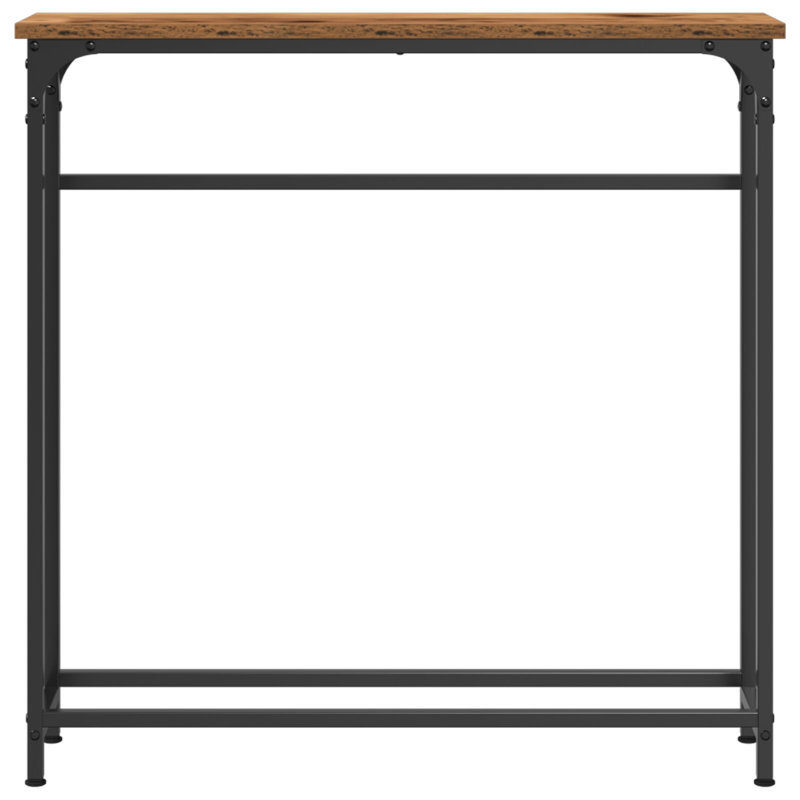 Console Table Old Wood Compact Simplistic, 75cm H x 75cm W x 19.5cm D
