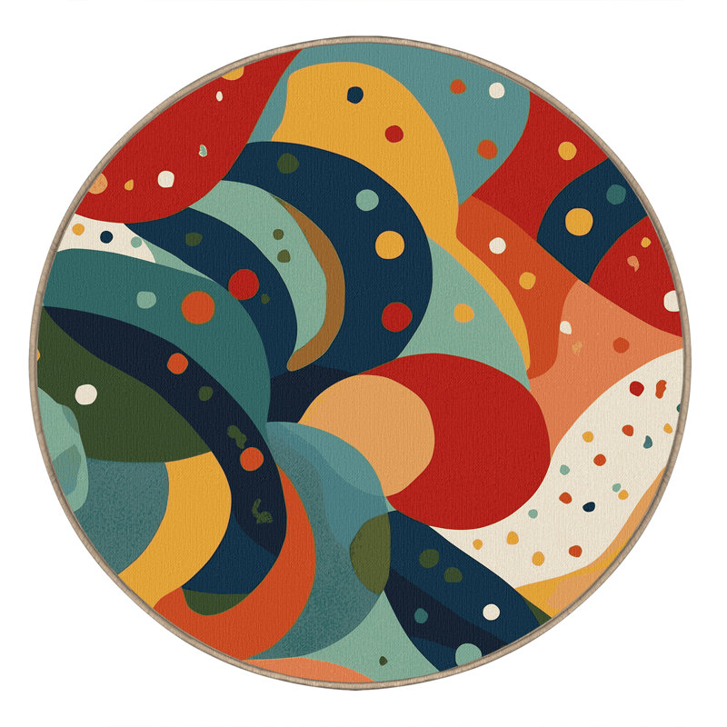 Jazzy Stomp Rug, Round 6'