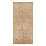 Hand Knotted Wool Area Rug in Cream