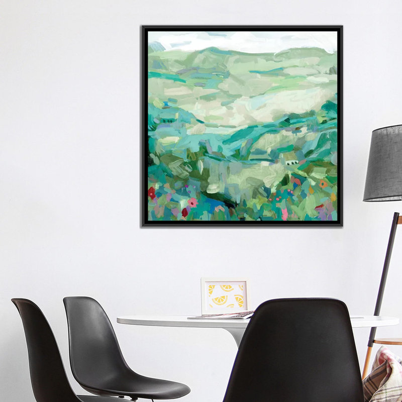 «Wild», reproduction sur toile, H 18 po x l 18 po x P 1,5 po, Toile avec cadre noir, Pas de tapis