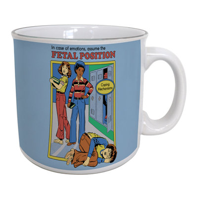 Steven Rhodes - Fetal Position  20oz. Camper Mug