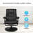 Hetherington Faux Leather Swivel Recliner-676238997