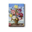 Bouquet de fleurs sur une corniche - impression sur toile tendue-20372975