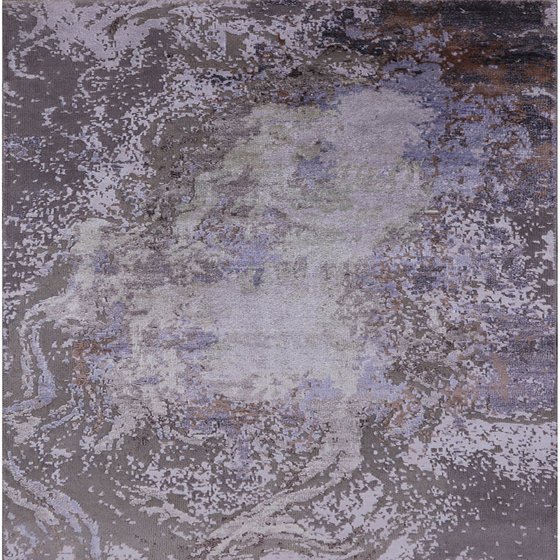 Abstract Indoor Rug, Square 3'
