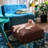 Coussin de sol carré en cuir Coussin de sol Pu