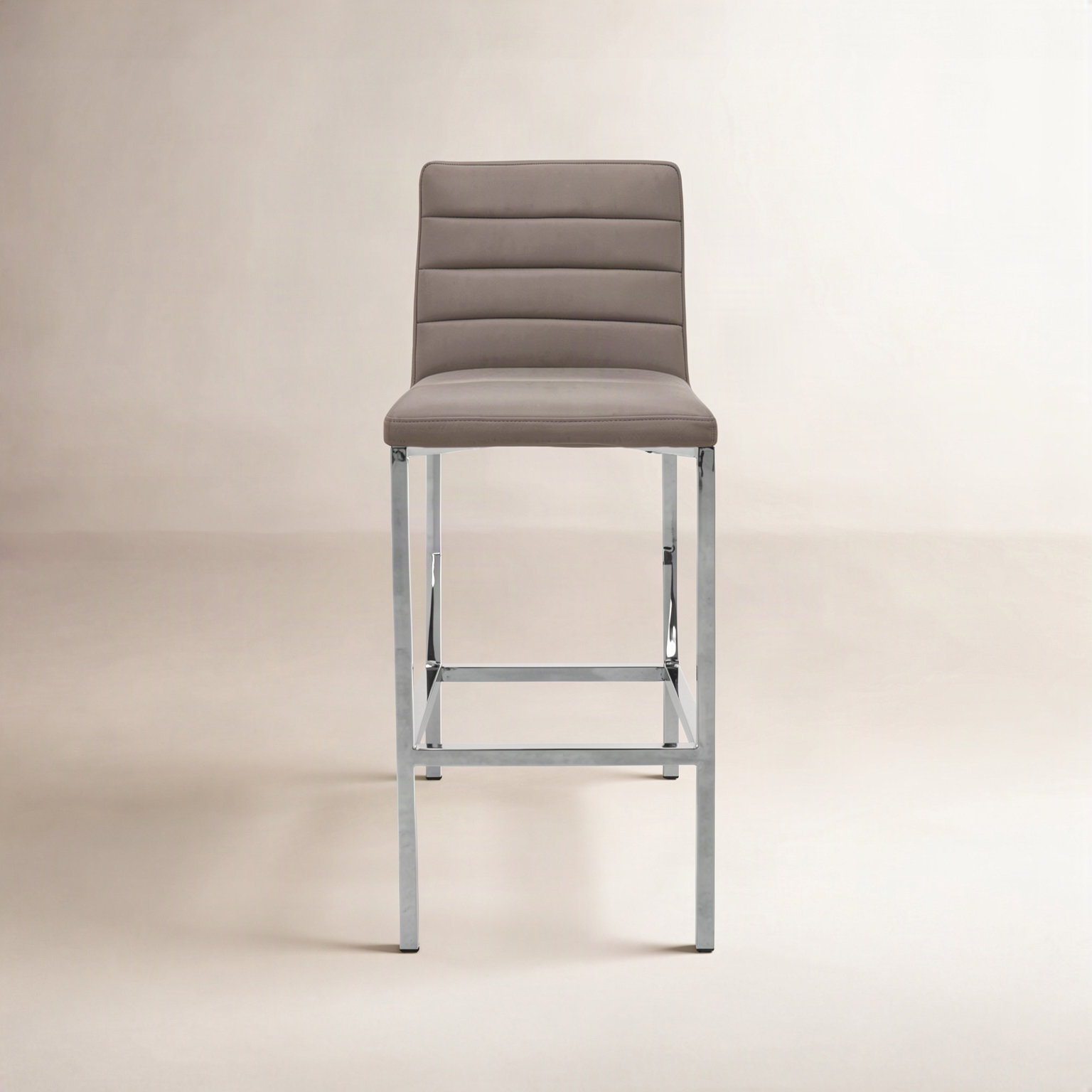 Misa Bar and Counter Stool, Taupe, Bar Stool (30" Seat Height)