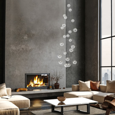 Luminaire suspendu sphère 22 lumières Breeze